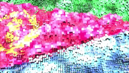 Eritrea bright flag - loop