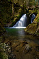 Obraz premium Waterfall on the Moselle Germany