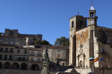 Fototapeta na wymiar Old town of Trujillo, Spain