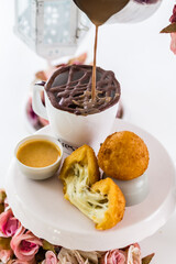 Delicious Sweet Bakery Patisserie Food Menu Gourmet Meal Dessert Chocolate Strawberry Lemon Flour Cake Pie Piece Chicken Fry Cheese Pizza Bread Still Product Carnival Mardi Gras Theme