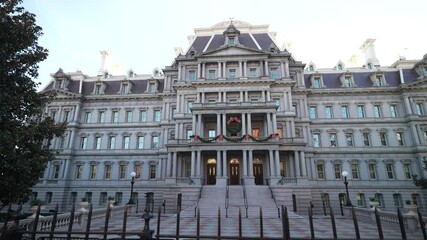 The Eisenhower Executive Office Building, a US government building in Washington, D.C.