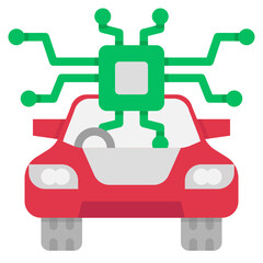 artificial flat icon