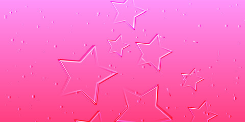 Pink background with star