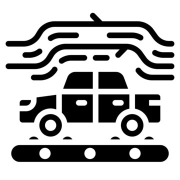 Car Glyph Icon