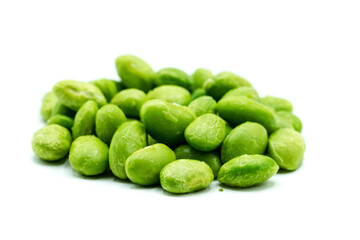 edamame isolated on white background