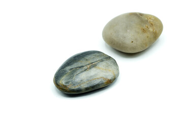 Natural stone isolated on white background