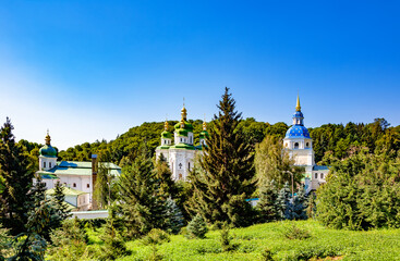 Fototapeta na wymiar Vydubychi Monastery, St. George Cathedral, Kiev, Ukraine.