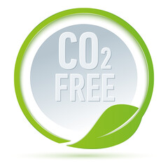 Symbol eco friendly zero CO2 purified air