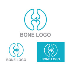 Bone logo icon vector design template illustration