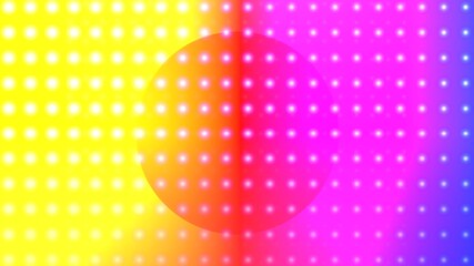 Pink and yellow background. Neon lights background. Creative design 3D renderer. Digital color background. Ball colored