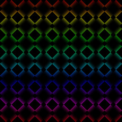 Obraz premium Seamless abstract gradient RGB half tone pattern background