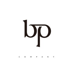 Initial BP Logo Design Vector