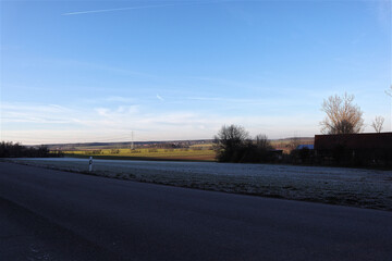 Wald, Waldrand, Winter, Wiese, Schnee, Aussicht, Feld, Flur, Cadolzburg