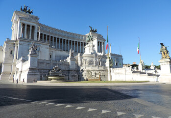 View of Altare della Patria, also known as Il Vittoriano - Rome, Italy