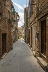 Fototapeta na wymiar beautiful narrow road in the old town