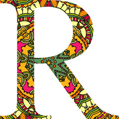 Colorful Alphabet For Child