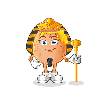 recommend clip art: broken egg ancient egypt cartoon. cartoon mascot vector