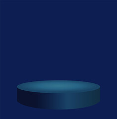 background with realistic 3d podium for product display