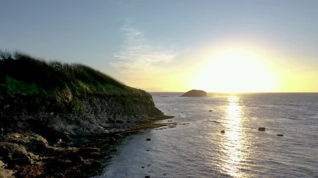 The beautiful eagles nest rock by Mountcharles in County Donegal - Ireland.