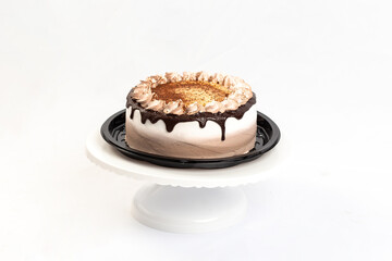 Delicious Sweet Bakery Patisserie Food Menu Gourmet Meal Dessert Chocolate Strawberry Lemon Flour Cake Pie Piece Chicken Fry Cheese Pizza Bread Still Blank Background