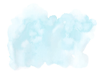 Abstract watercolor blue paint texture