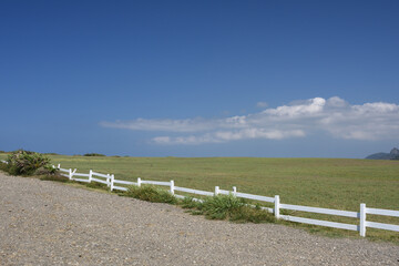 Sky and grass in Taiwan