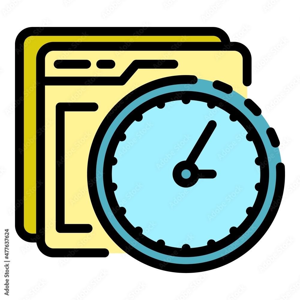 Poster internet connection icon. outline internet connection vector icon color flat isolated