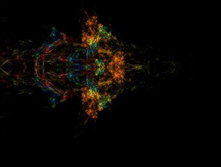 Imaginatory fractal abstract background Image