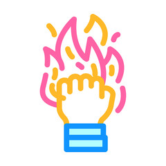 motivation employee color icon vector. motivation employee sign. isolated symbol illustration