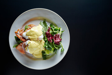 Fresh Salmon Vegetable Salad with Cream Sauce