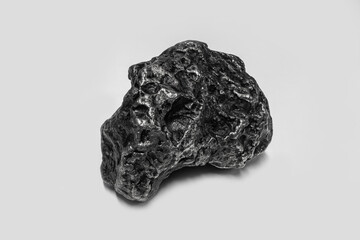 Iron meteorite Campo del Cielo with natural holes © Pavel