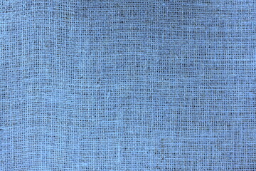 Blue burlap with beautiful canvas texture of blue fabric in retro style with beautiful blue fabric canvas texture as vintage burlap background with burlap texture and beautiful burlap color