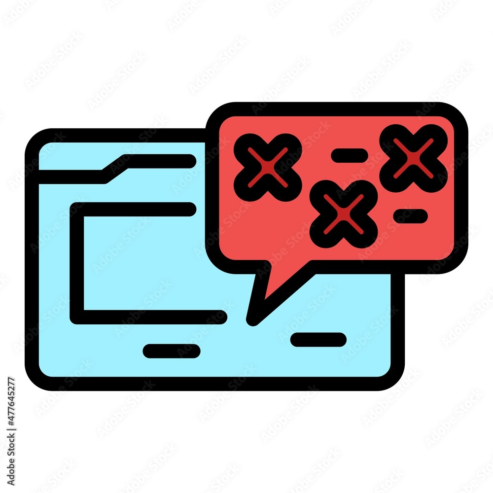 Poster enter password icon. outline enter password vector icon color flat isolated