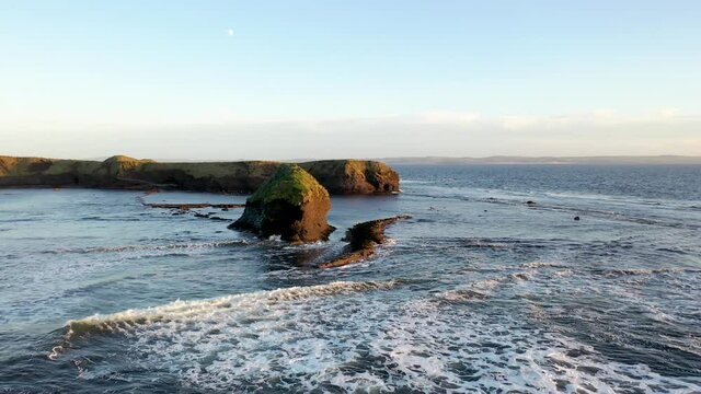 The beautiful eagles nest rock by Mountcharles in County Donegal - Ireland.
