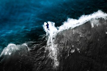 Surfer in the sea