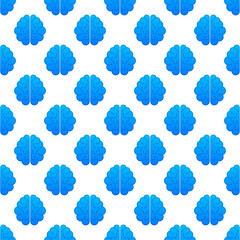 Fototapeta na wymiar Human brain pattern. Thinking process, brainstorming, good idea, brain activity. Vector stock illustration.