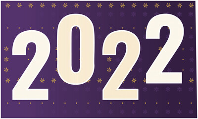 2022 new year creative design on abstract background