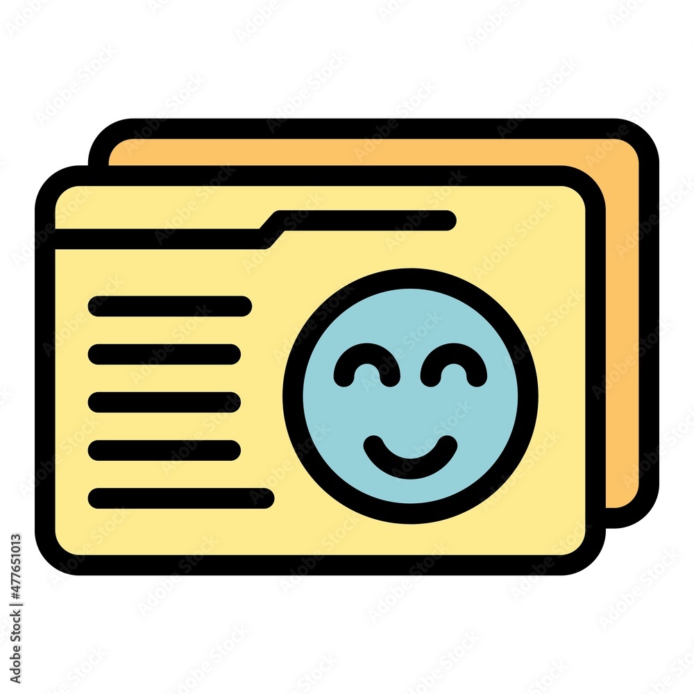Aufkleber internet pages icon. outline internet pages vector icon color flat isolated