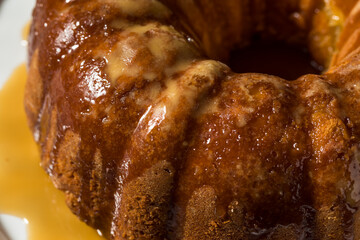 Homemade Holiday Buttered Rum Cake