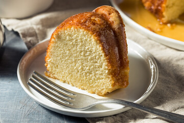 Homemade Holiday Buttered Rum Cake