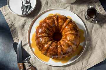 Homemade Holiday Buttered Rum Cake