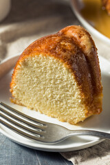 Homemade Holiday Buttered Rum Cake