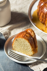 Homemade Holiday Buttered Rum Cake