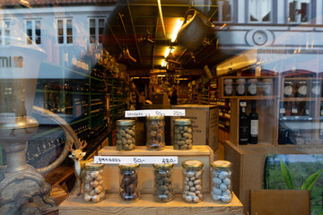 Slow travel Denmark: Candies and Sweets in a vintage shop in Ribe