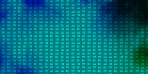 Naklejka premium Dark BLUE vector texture in rectangular style.