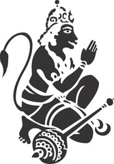 illustration of HIndu God.