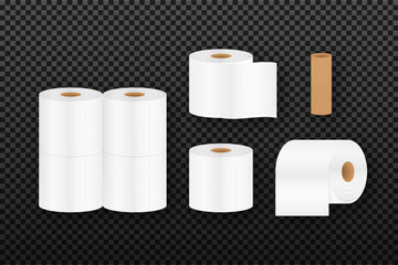 Vintage toilet paper, great design for any purposes. Flat pattern. Vector pattern.