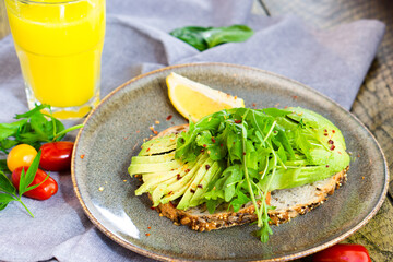 Avocado and Toast.