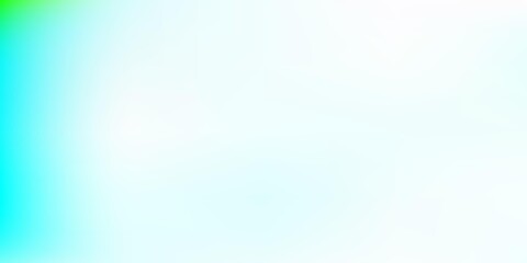 Light blue, green vector gradient blur background.