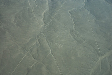 Aerial views of the Nasca Lines, Peru, Paracas